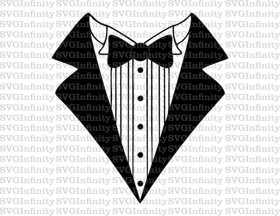Tuxedo SVG Tux SVG Dinner Jacket SVG Clothes Svg Tuxedo | Etsy