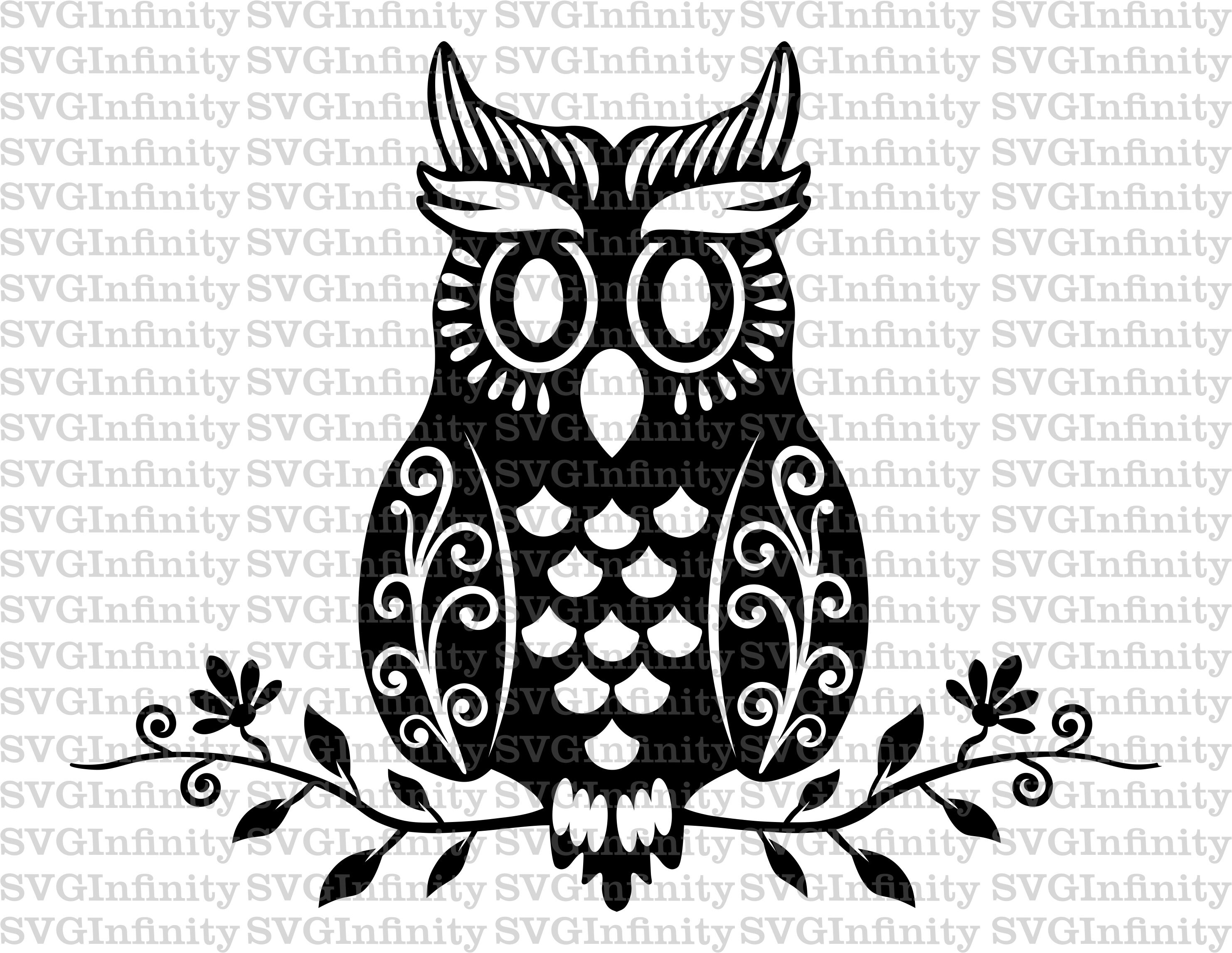 Owl SVG Cute Owl SVG Adorable Owl SVG Funny Owl Owl Etsy