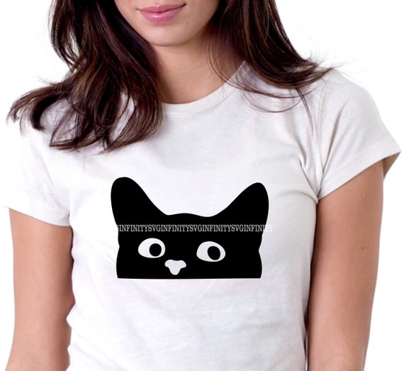 Peeking Cat SVG Cat Face SVG Cat Head SVG Peeking Cat | Etsy
