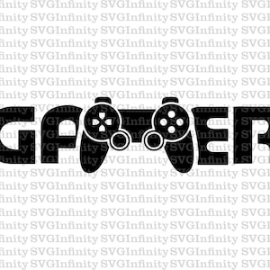 Gamer SVG, Controller SVG, Joystick, Playstation svg, Controller Clipart, PS4 svg, Video Game Controller, Xbox, Silhouette Cricut cut file
