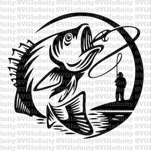 Fischer SVG, Angeln SVG, Fischer fangen Fisch SVG, Fischer Silhouette, Fischer Clipart, Silhouette Schnittdatei, Cricut Schnittdatei, png