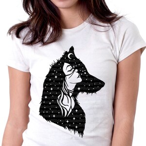 Wolf Girl SVG, Wolf Woman SVG, Just a Girl Who Loves Wolves svg, Wolf Girl Clipart, Wolf Girl Cricut svg, Wolf Silhouette svg, Wolf Head svg