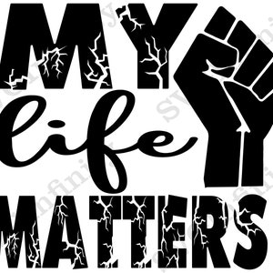 Download My life matters SVG Stop the Violence Gun Violence Cant | Etsy