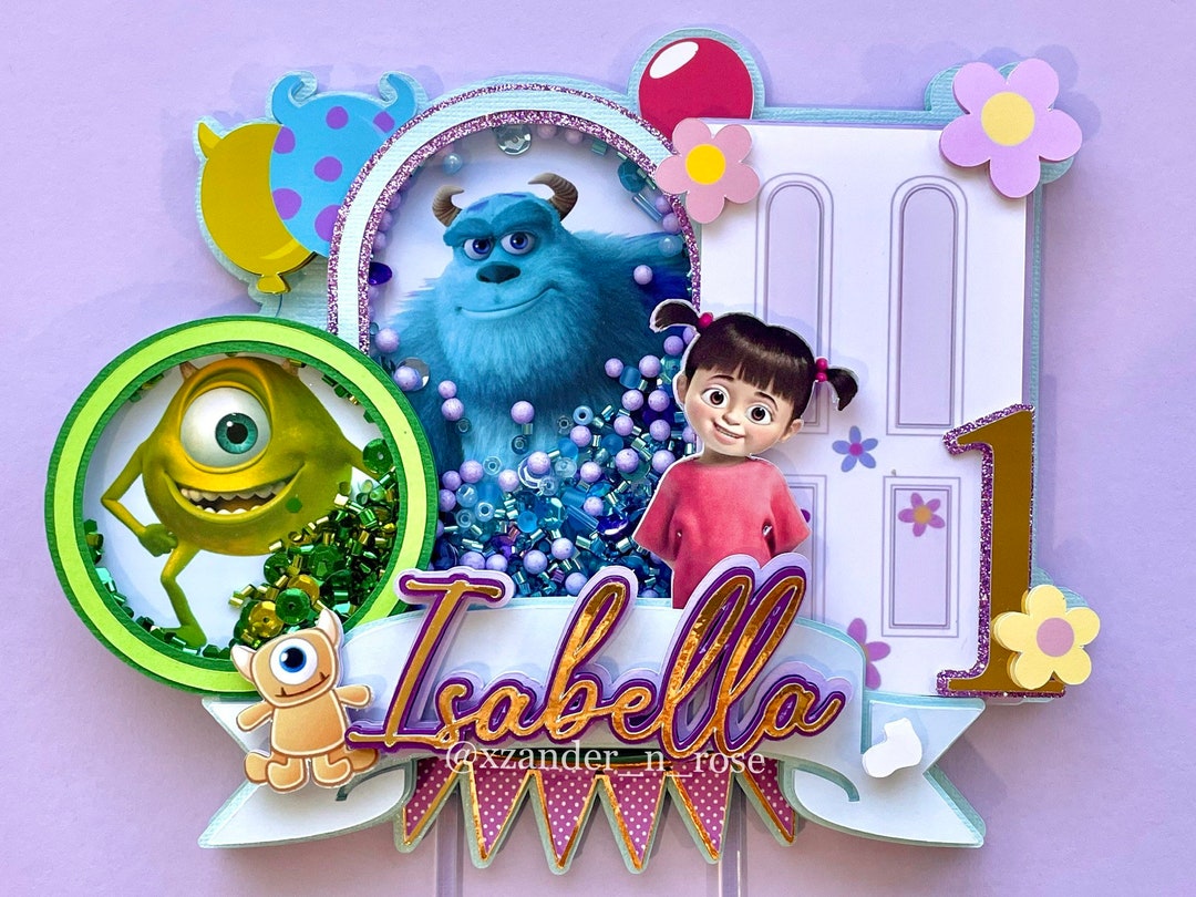 Monsters Inc, Boo Inspired Cake Topper, Birthday Decor - Etsy