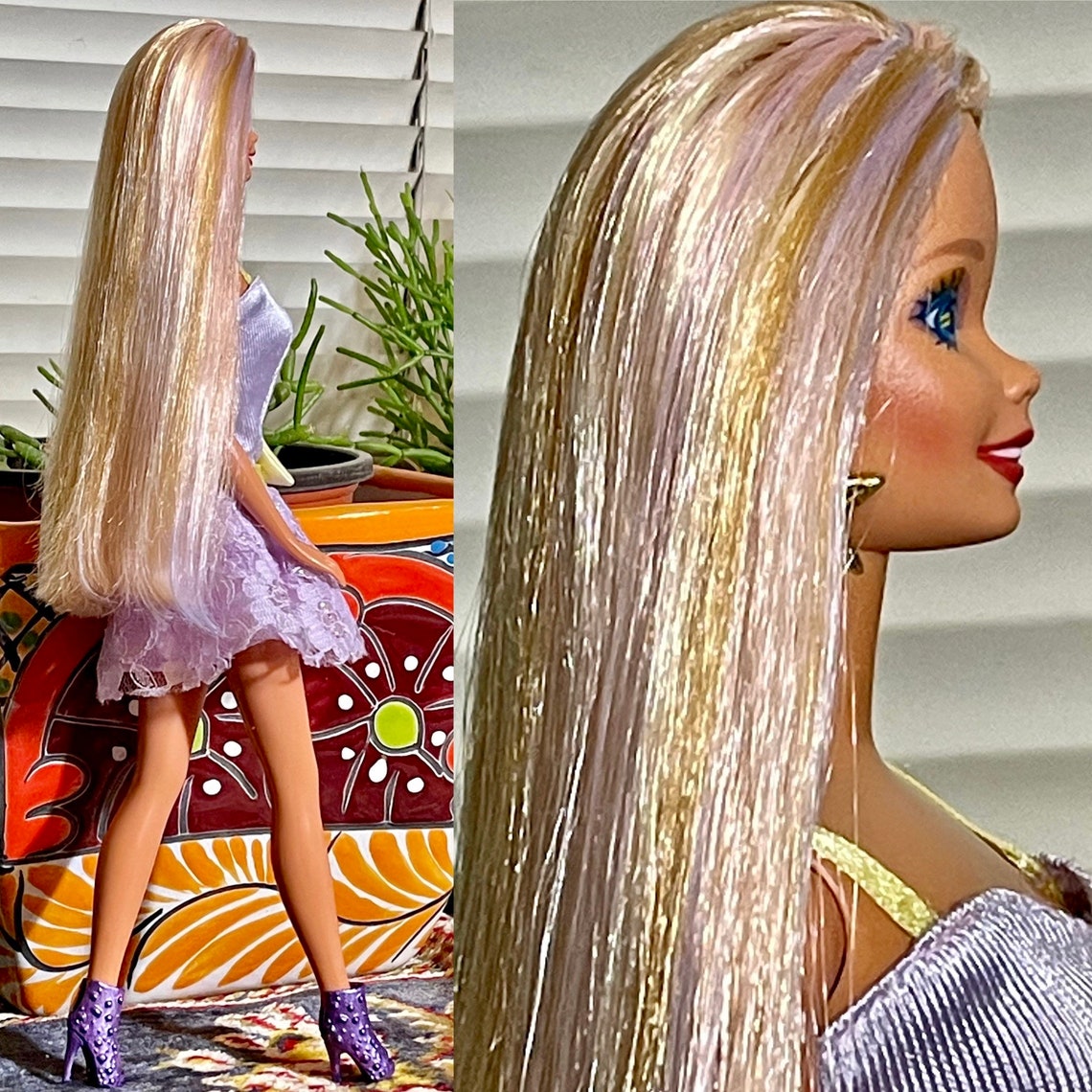 Sun Sensation Barbie Customized ReRoot OOAK Doll | Etsy