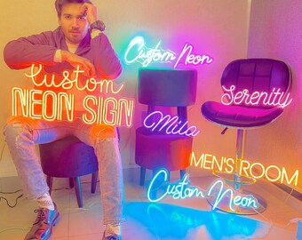 Insegne al neon personalizzate / Insegne al neon / Insegne al neon a LED / Insegne al neon personalizzate / Insegne al neon a luce LED / Camera da letto con insegne al neon / Decorazioni per la casa / Decorazioni per pareti