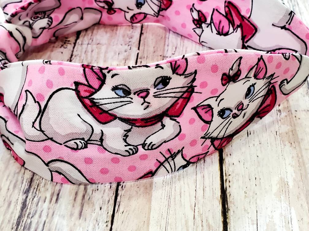 Marie Headband Disney Headband Marie Aristocats Headband Etsy