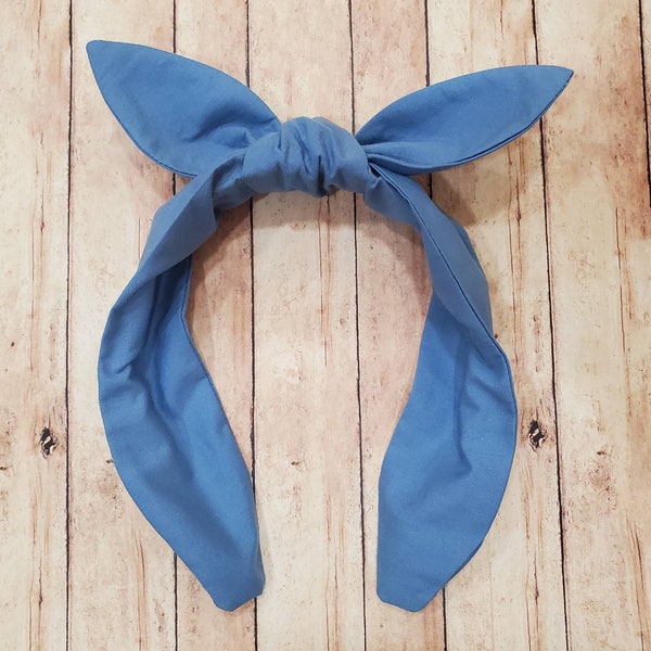Light Blue Headband Etsy