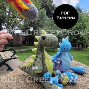Crochet Pattern, Dinosaur Crochet Pattern, Dinosaur Amigurumi, Dinosaur Amigurumi Pattern, Dino Crochet Pattern, Dino Crochet, Amigurumi