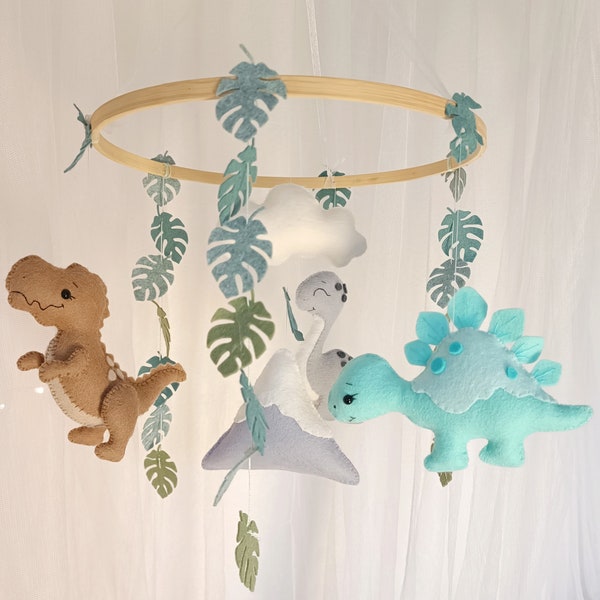 Mobile bébé dinosaures / Déco chambre enfant dinosaures