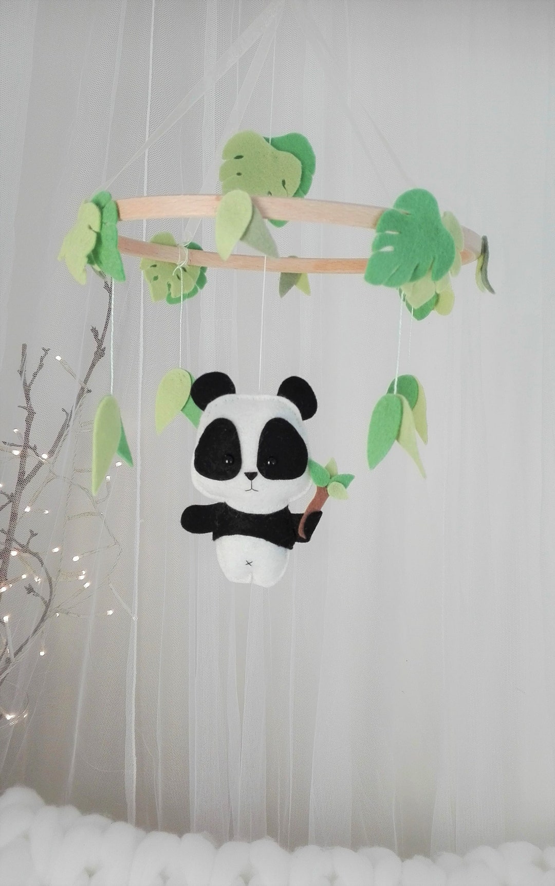 Mobile Baby Panda / Panda Mobile / Panda Nursery / Crib Mobile / Jungle ...