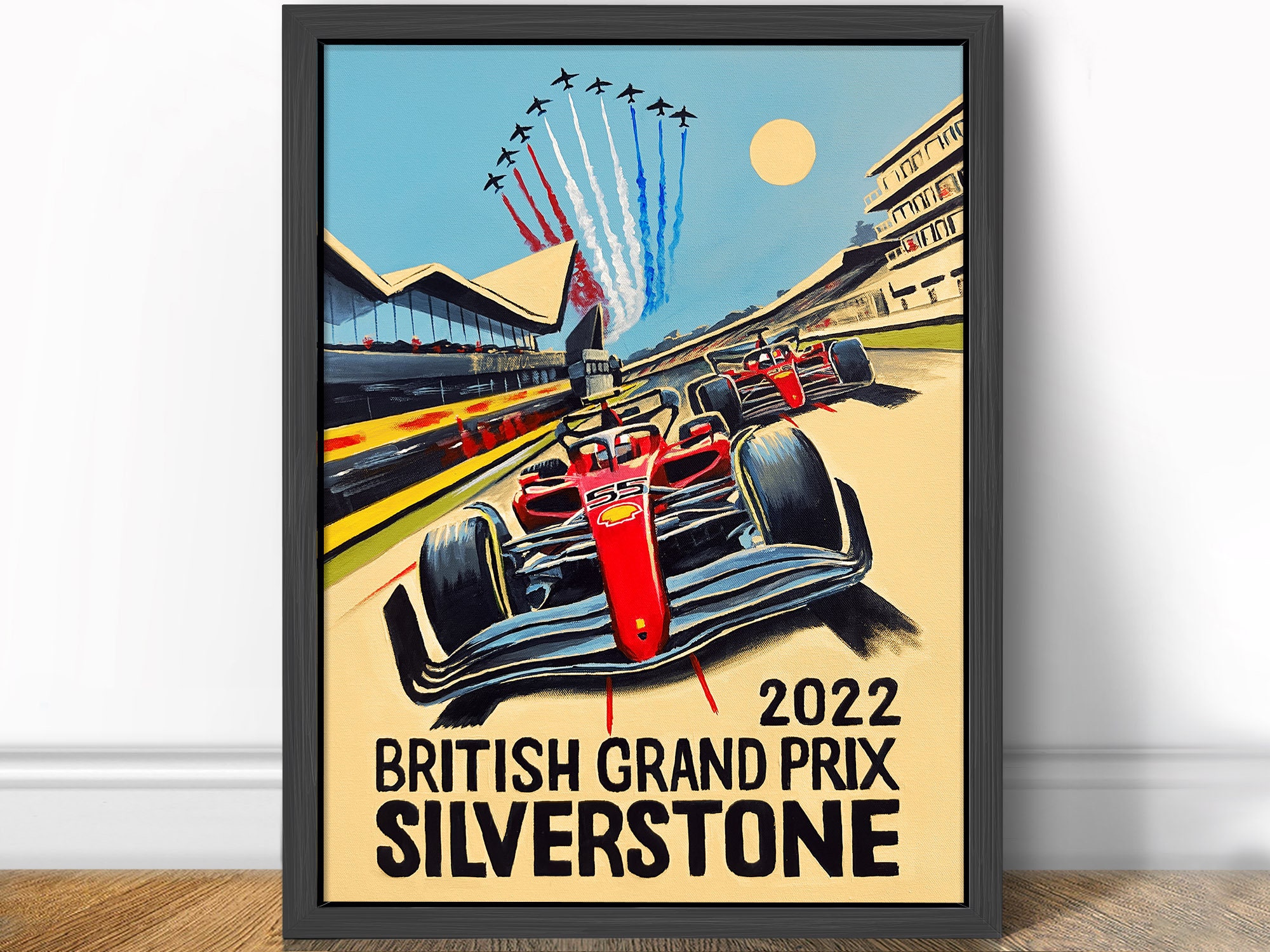 Ferrari Silverstone Formula 1 Art Print F1 -  Canada