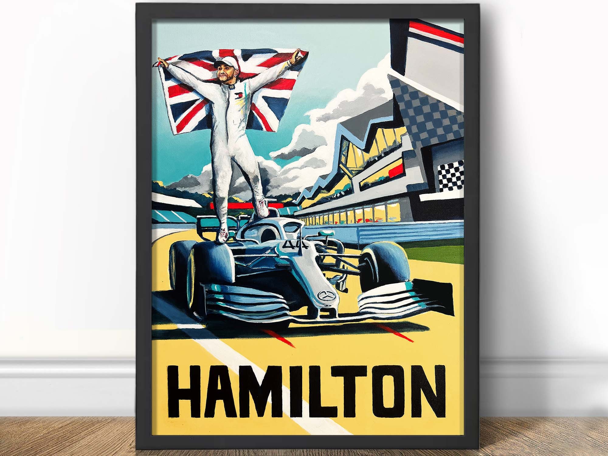 I Made a Sir Lewis Hamilton Poster, Before & After Included : r/formula1