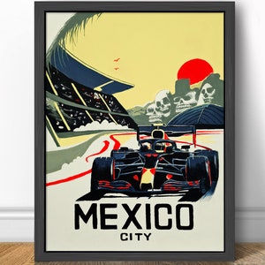 Sergio Perez Mexico City - Formula 1 Art Print - F1