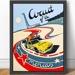 Daniel Ricciardo Circle of the Americas - Formel 1 Kunstdruck - F1