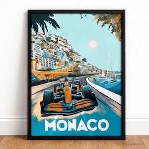 McLaren Monaco - Formula 1 Art Print -F1