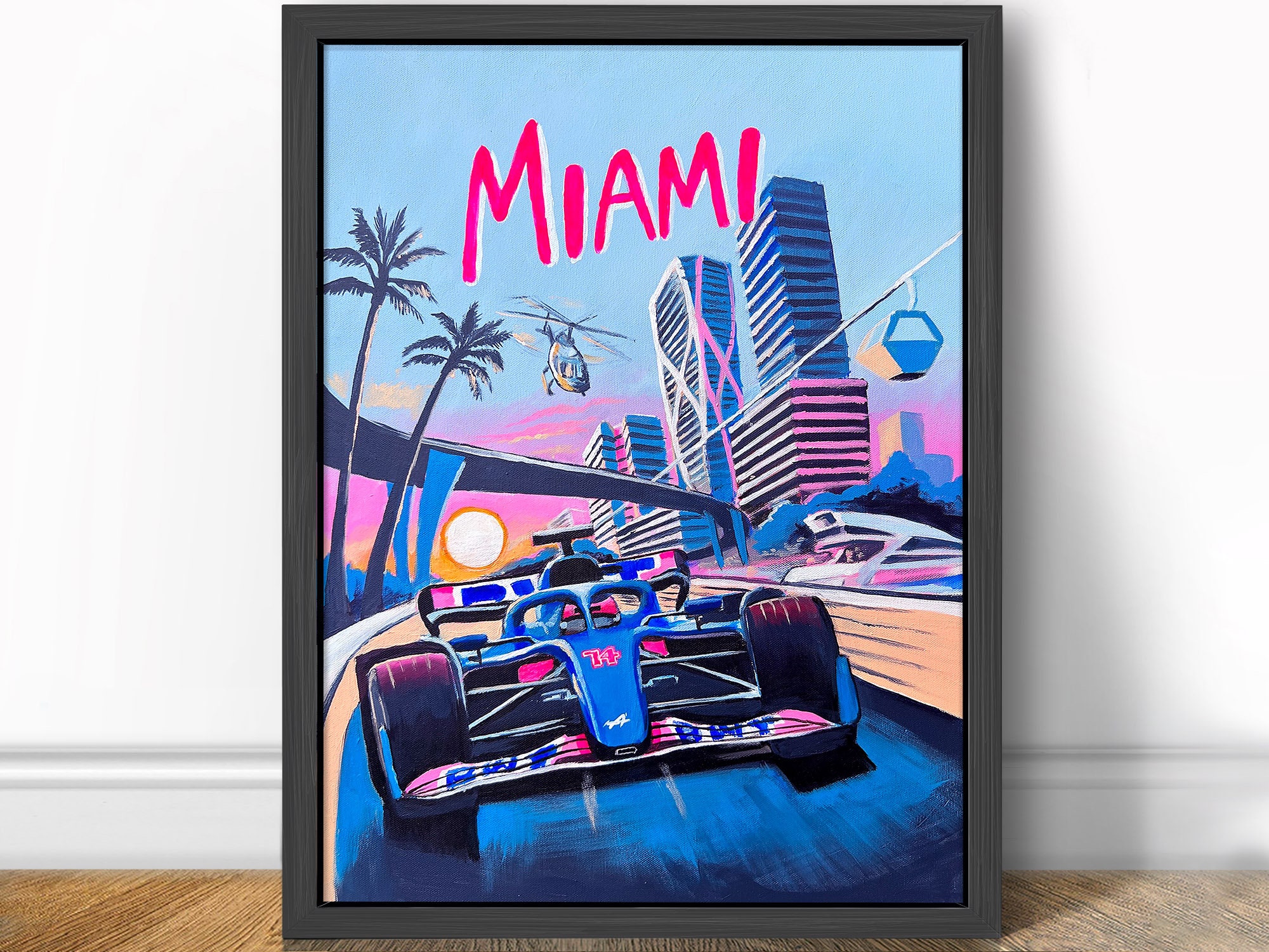 The American Spectactle - Miami Poster – Formula Home