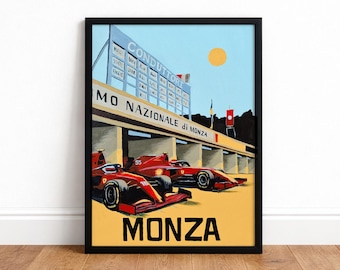 Ferrari Monza - Formula 1 Art Print - F1