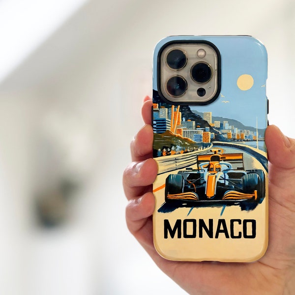 Livrée McLaren X Gulf Monaco - Coque de portable robuste Formule 1 - iPhone - Samsung