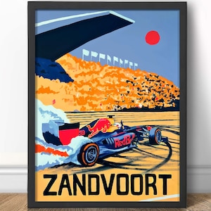 Max Verstappen Zandvoort - Formula 1 Art Print - F1