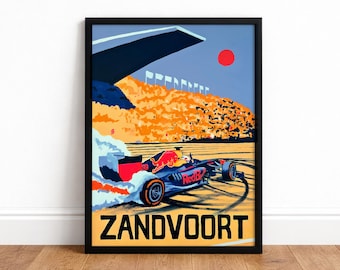 Max Verstappen Zandvoort - Formula 1 Art Print - F1