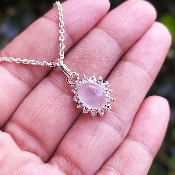Natural Rose Quartz Bead Necklace – MindfulSouls