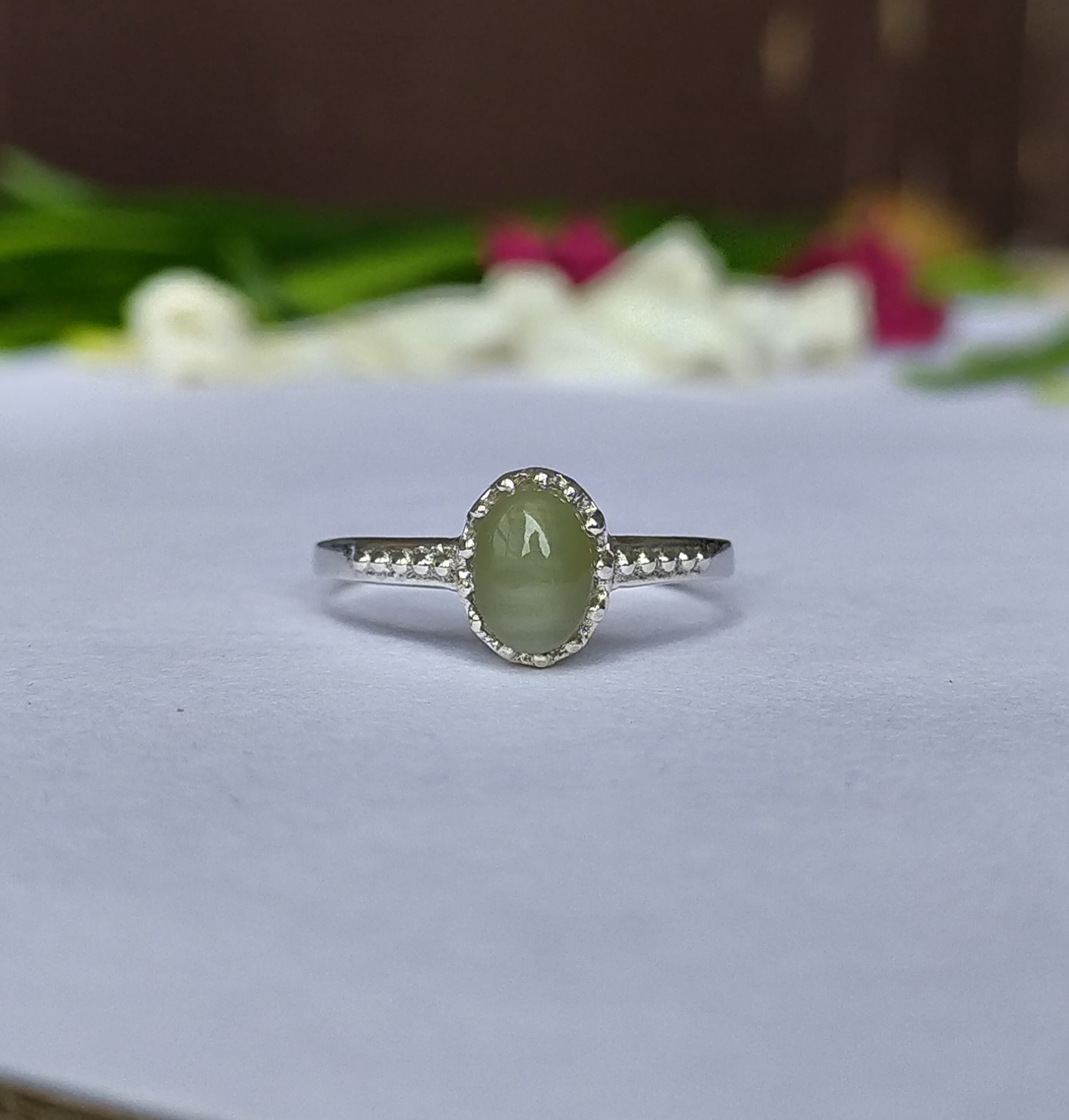 Cabochon Chrysoberyl Cats Eye and Diamond Ring For Sale at 1stDibs |  chrysoberyl cabochon, cats eye diamond, chrysoberyl cat's eye