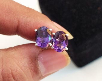 Stud 925 Silver Earrings Jewelry 26615E Xtremegems Amethyst Stud 925 Silver Earrings Jewelry 26615E Xtremegems Amethyst