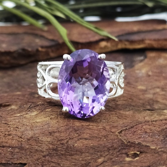 Huge hotsell amethyst ring
