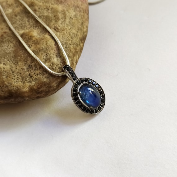 Blue Kyanite Necklace - Custom Length Preorder – Moon Body Soul