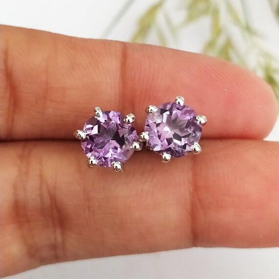 Amethyst And Silver Earrings Amethyst And Silver Earrings