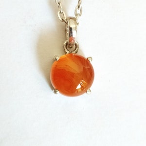 100% Natural Carnelian Necklace Set-Carnelian Agate Pendant-Carnelian Vintage Pendant-925 Solid Sterling Silver-Jewelry Handmade Pendant