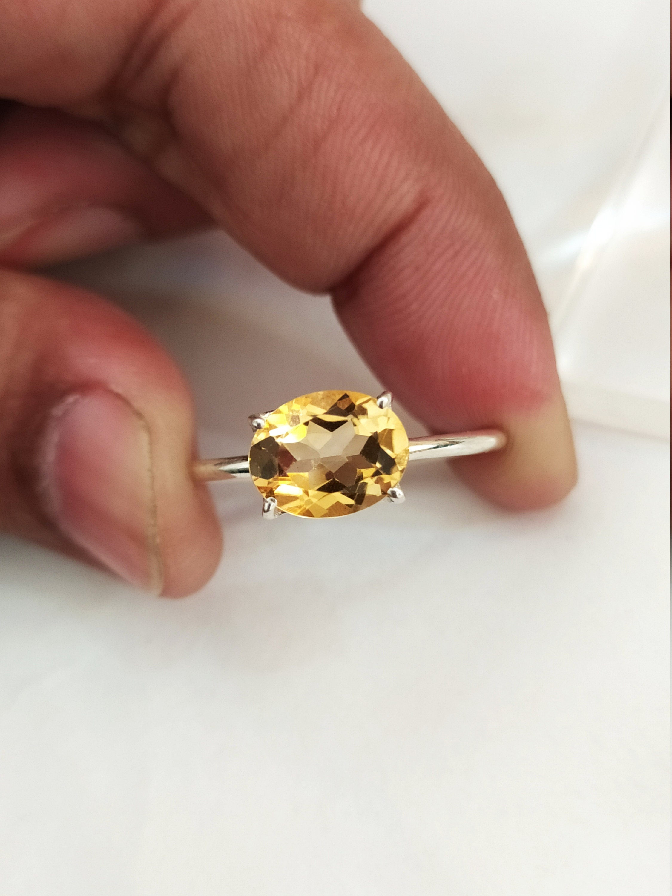 Yellow Citrine Quartz Handmade Jewellry 925 Sterling Silver Plated 8 Grams Ring Size 7.5 US Awesome Yellow Citrine Quartz Handmade Jewellry 925 Sterling Silver Plated 8 Grams Ring Size 7.5 US Awesome
