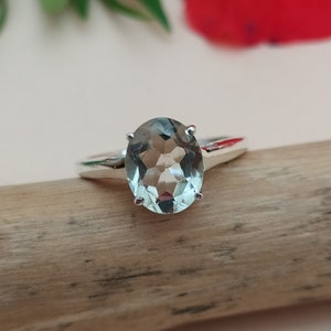 Natural Mint Green Amethyst Ring-Sterling Silver Statement Ring-Handmade Jewelry-Faceted Gemstone-Dainty Ring-Anniversary Gift For Woman-33