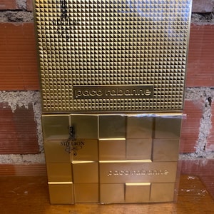 Pair of PACO RABANNE Collection Perfume Box 1 Million Vintage #C557