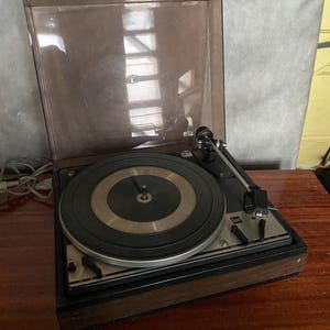 Ancienne Platine Vinyle DUAL 1214 Type K14 + Carter Plexi Vintage #B935