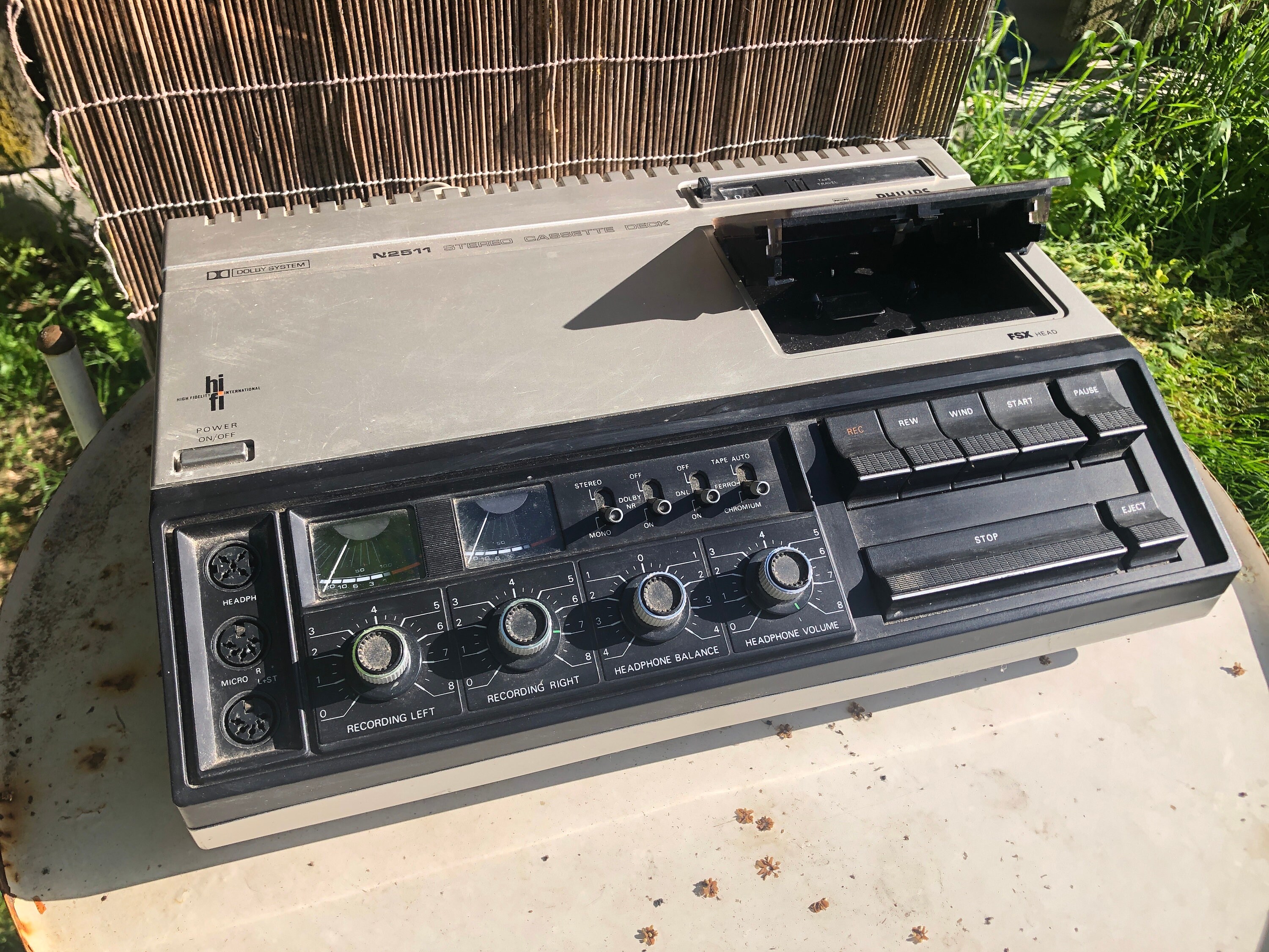 Old PHILIPS N2511 Cassette Player Recorder K7 Vintage #A714 - Etsy