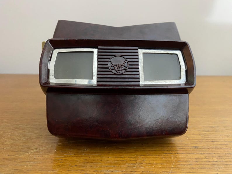 Viewmaster Model E Antique 3D Stereoscope VIEW-MASTER Model E Viewer + 5 Vintage Discs # ...