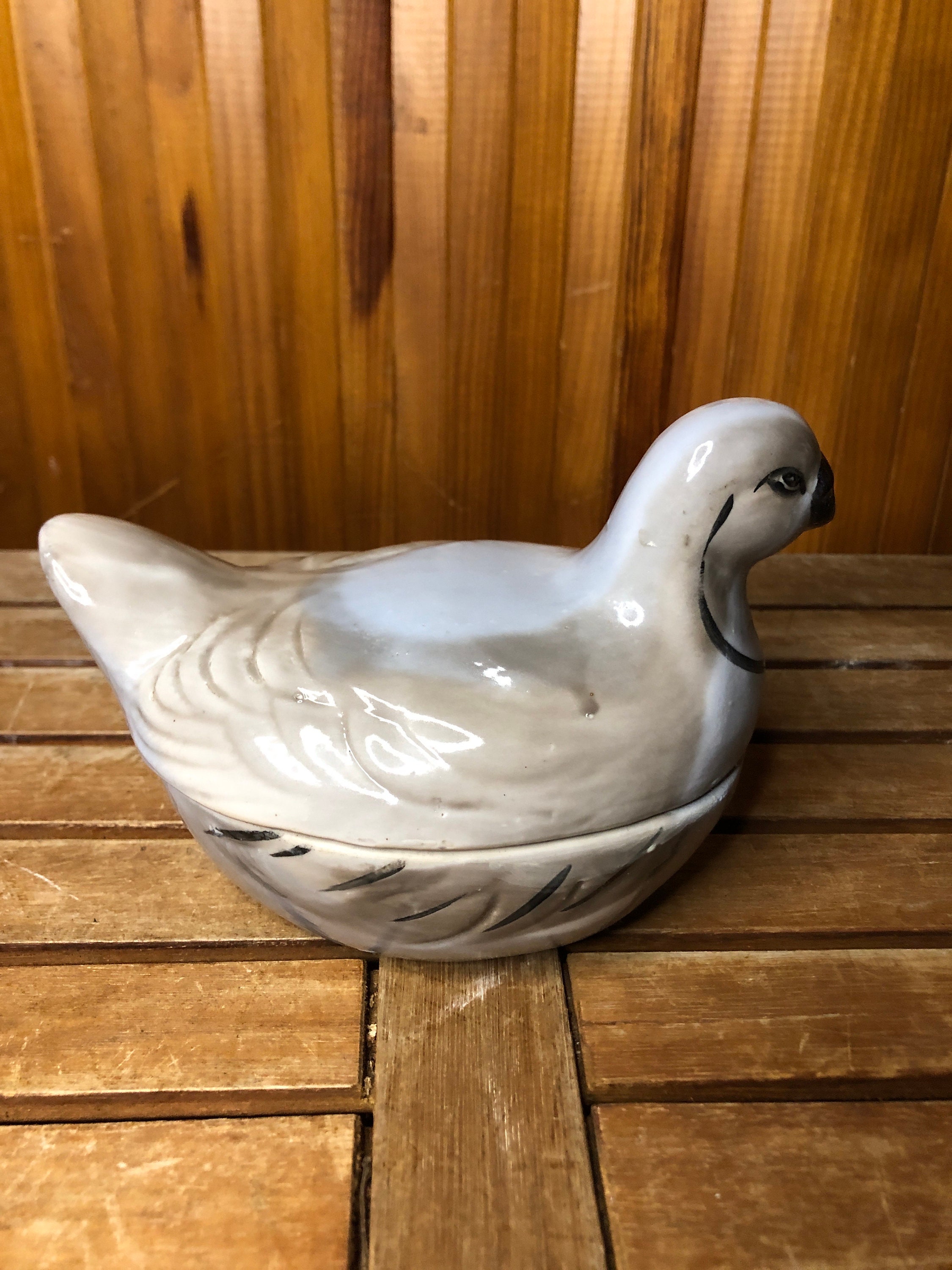 アンティーク ヴィンテージ 陶器 鳩型テリーヌ #A522 - Etsy 日本