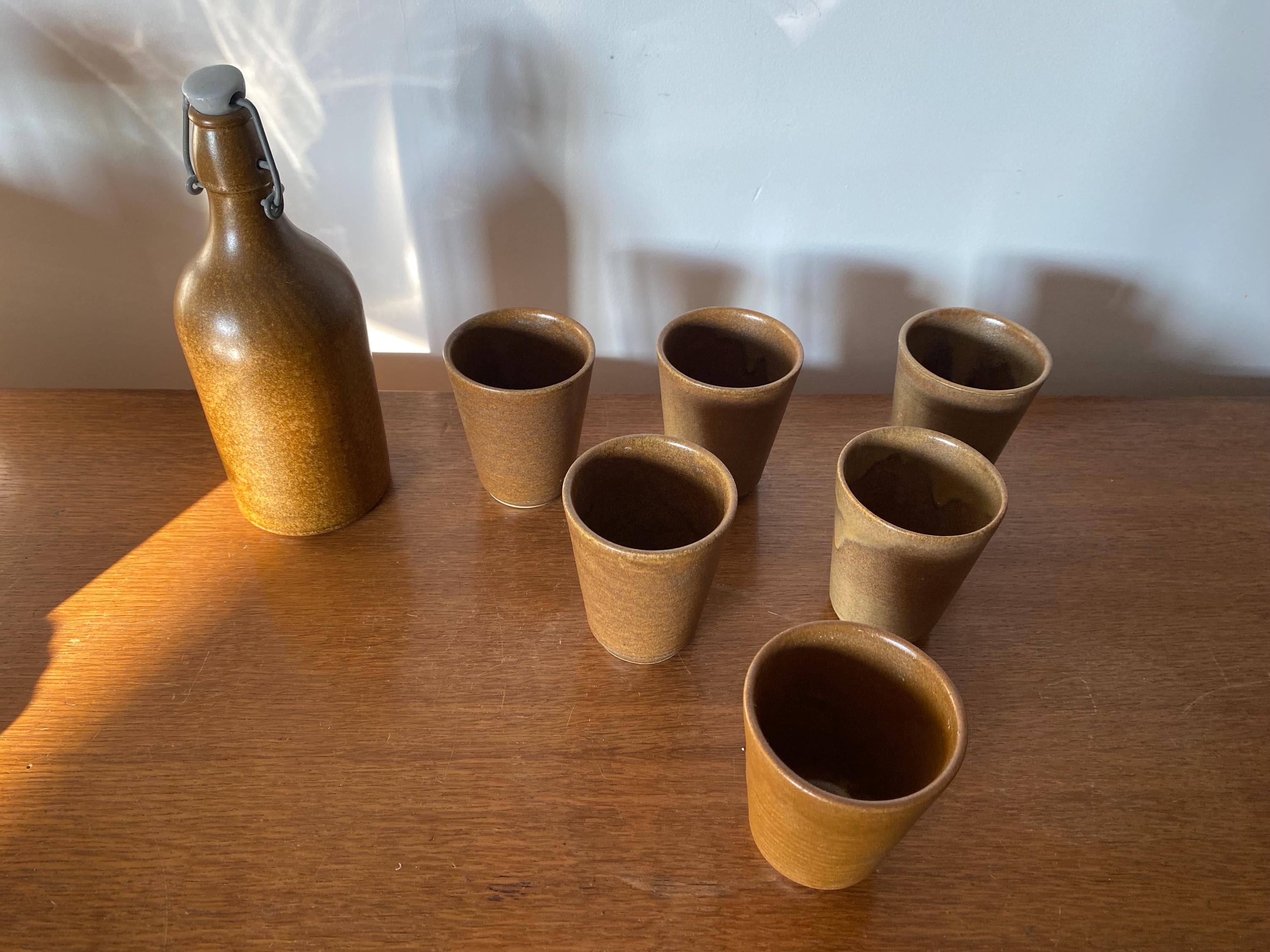 絵唐津　アンティーク 一番の骨董」 朝鮮唐津徳利 高12.2cm 胴径7.8cm 絵唐津片口向付