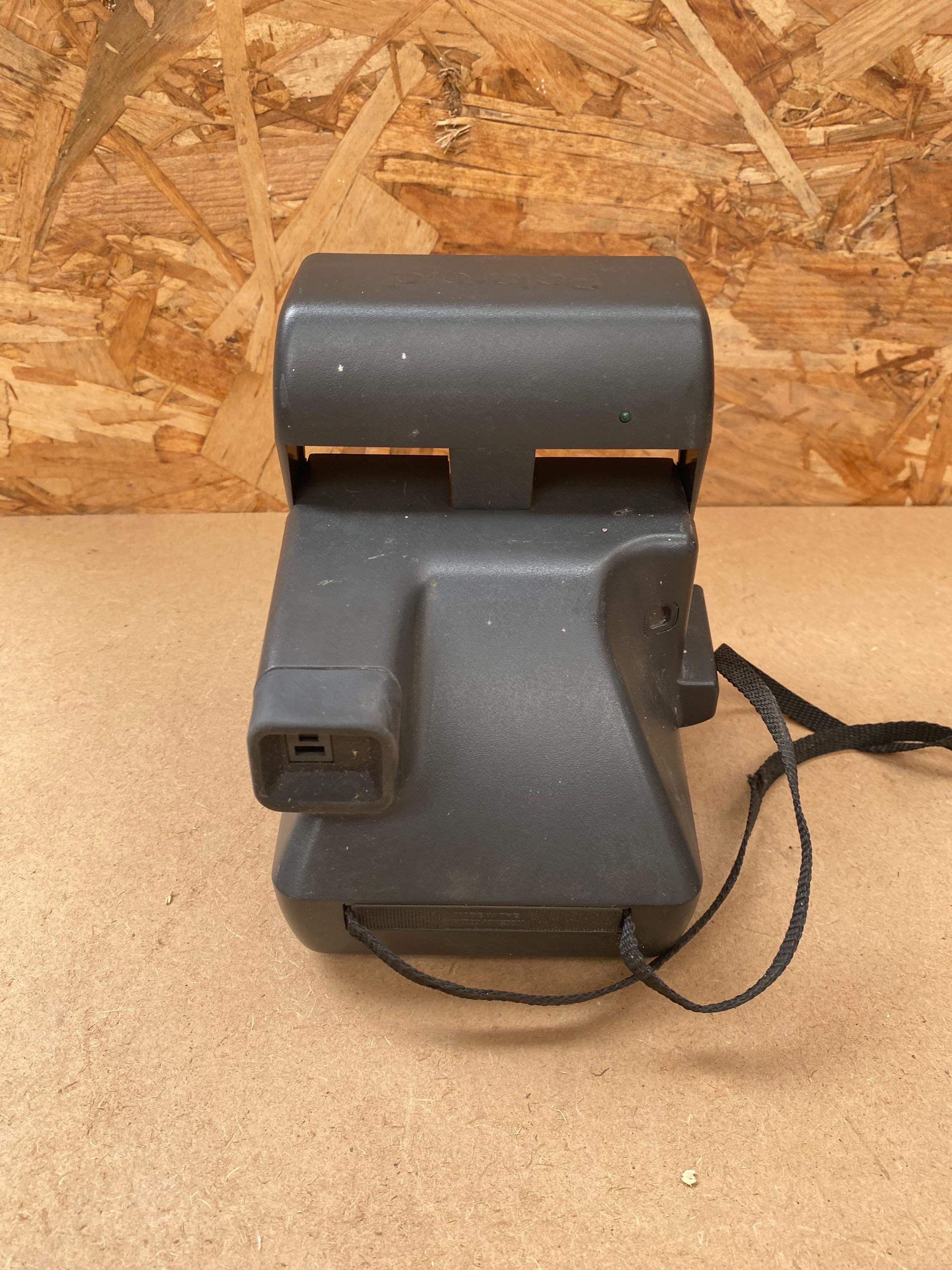 Vintage Polaroid 636 - Appareil Photo Argentique En Plastique Noir, Fonctionnel