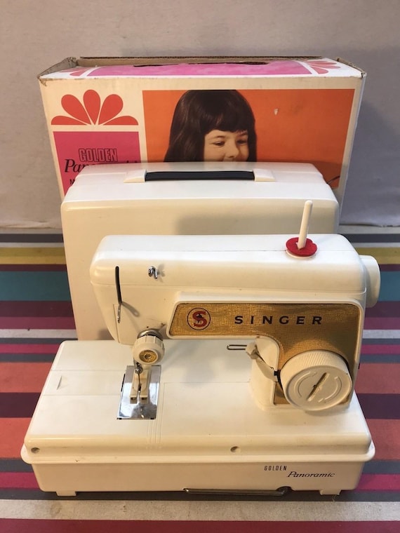 Machine à coudre vintage Singer 650G Golden Panoramic Sewing | Rakuten