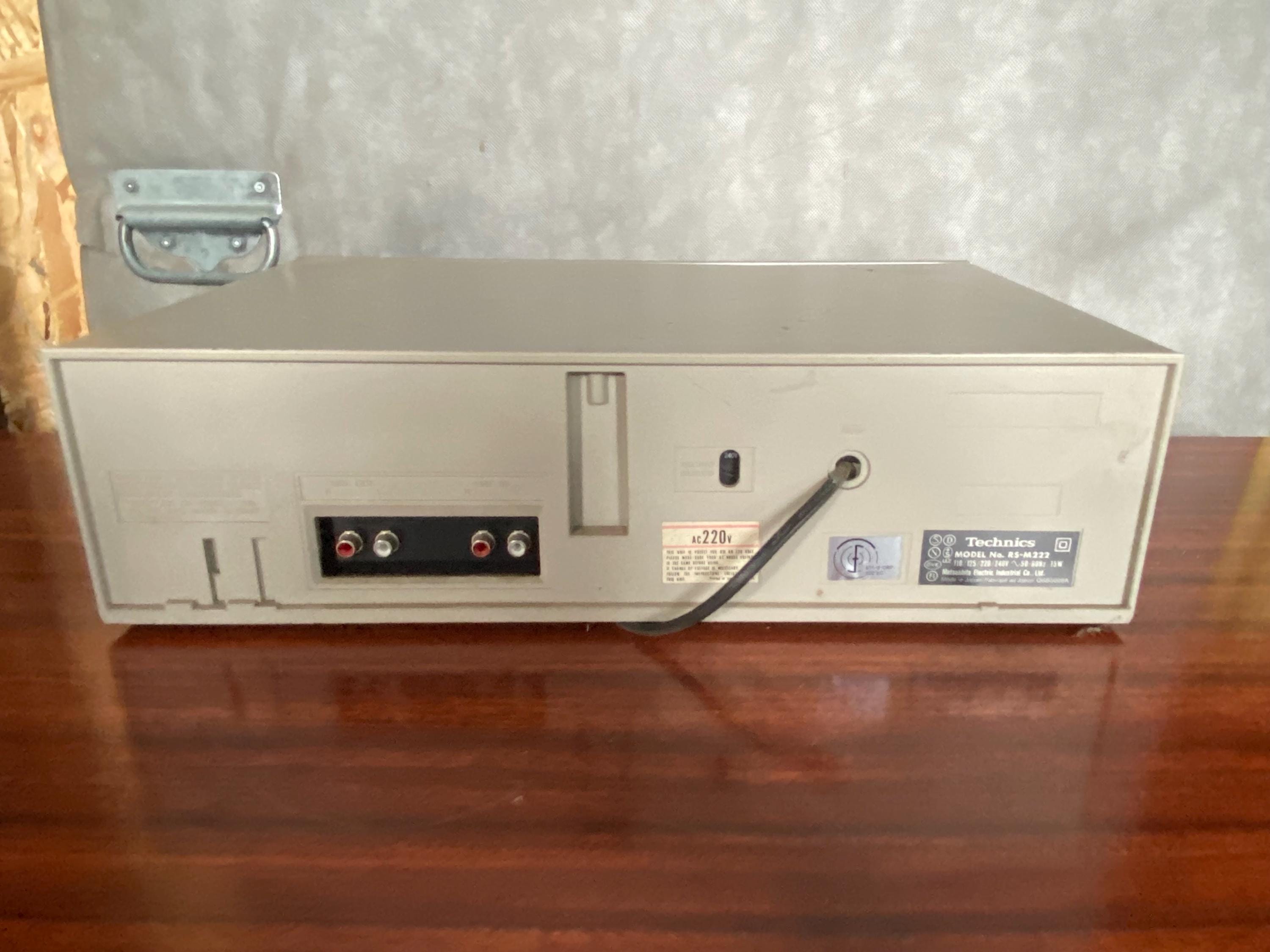 Old K7 Double Radio TECHNICS RS-M222 Metal Grey Vintage #B879 - Etsy