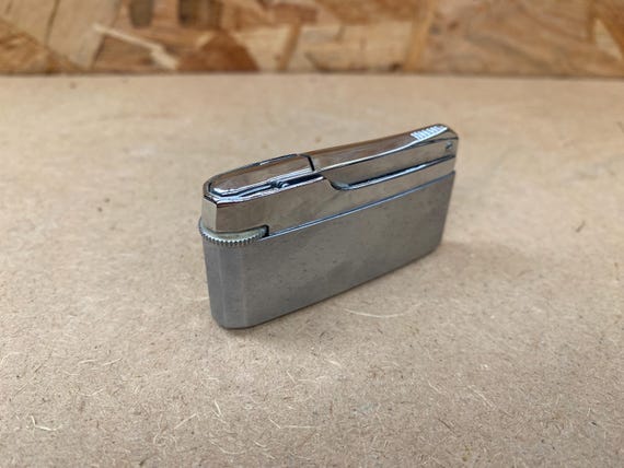 Dunhill - Unique - Tin can - Briquet - Métal argenté
