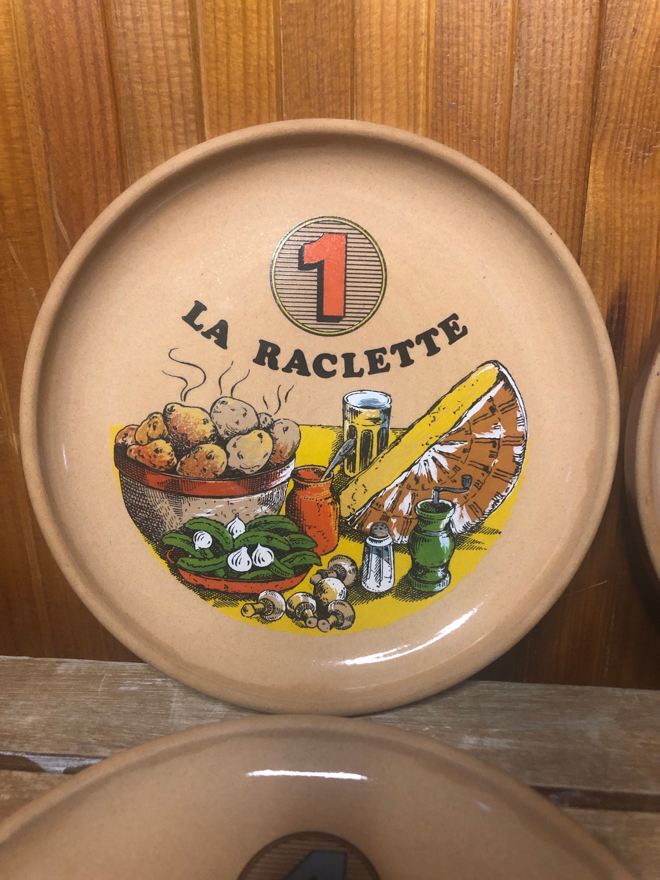 Assiettes raclette -  France