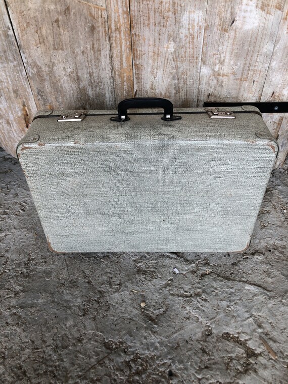 Vintage Fermeture Fermoir Valise Ancienne Alliage Chrome 70' France