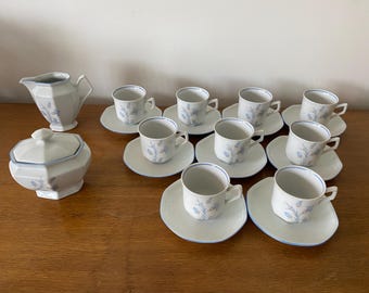 食器 PH.DESHOULIERES フィリップ・デシュリエのリモージュ食器セット – ブドウのレリーフを