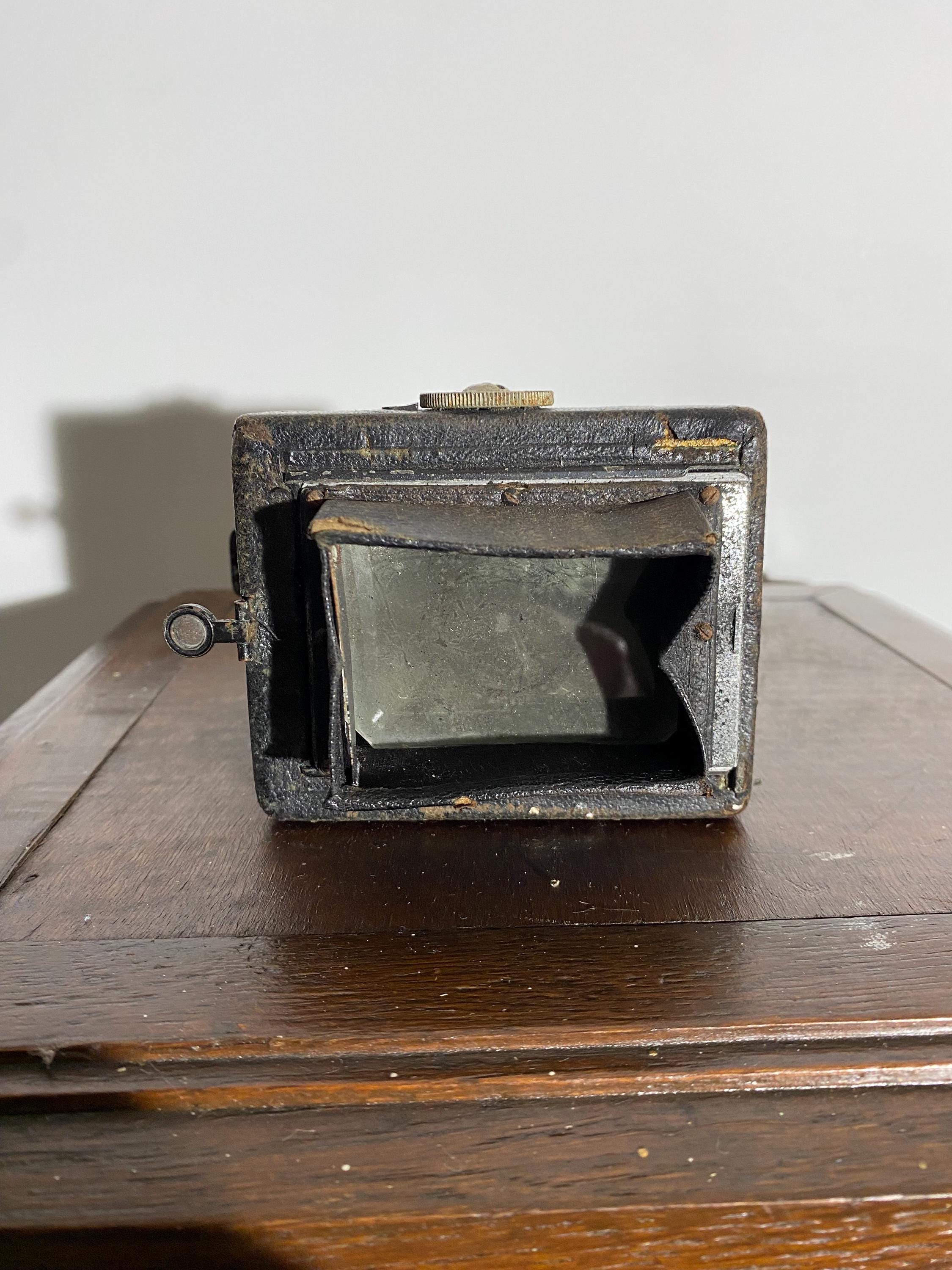 Appareil Photo Ancien Tenax Goerz Berlin – Métal Et Cuir Noir – Vintage Allemagne #B817