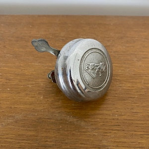 Antique PEUGEOT Metal Bell Lion Decor Vintage Bike #C434