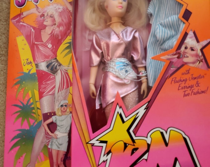 Vintage Rare 1985 Jem/jerrica Doll From Jem. Plastic on Front Etsy UK